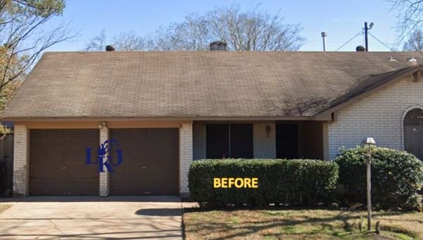 Roof Cleaning — completed job by LKJ Preferred Services, Houston TX